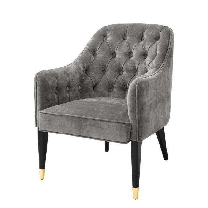 Eichholtz Cyrus Chair in Grey 1