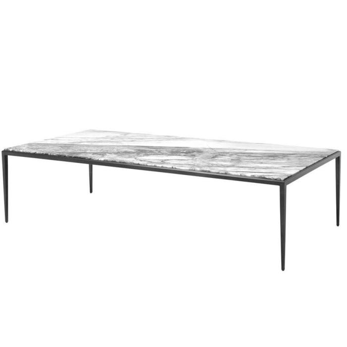 Eichholtz Henley Coffee Table with Marble Top - Bronze 1