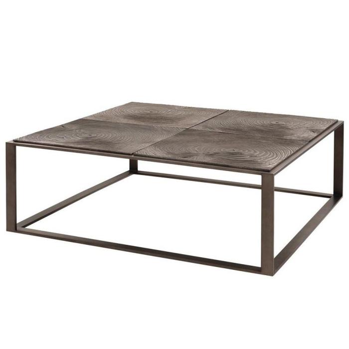 Eichholtz Coffee Table Zino with Bronze Wood Effect Top 1