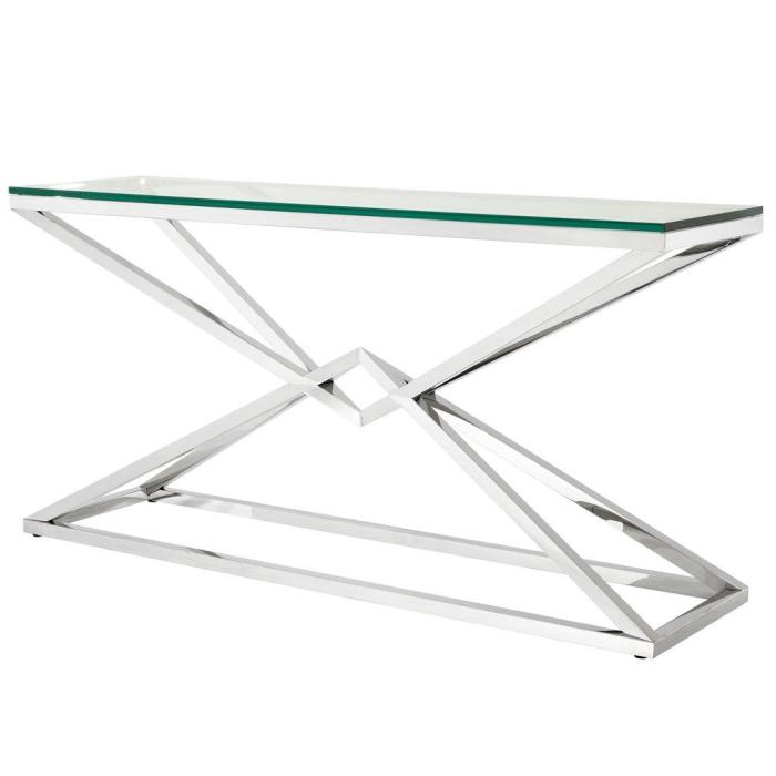 Eichholtz Console Table Connor - Polished Stainless Steel 1