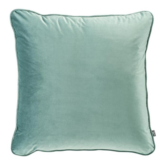 Eichholtz Roche Cushion in Turquoise Velvet 1