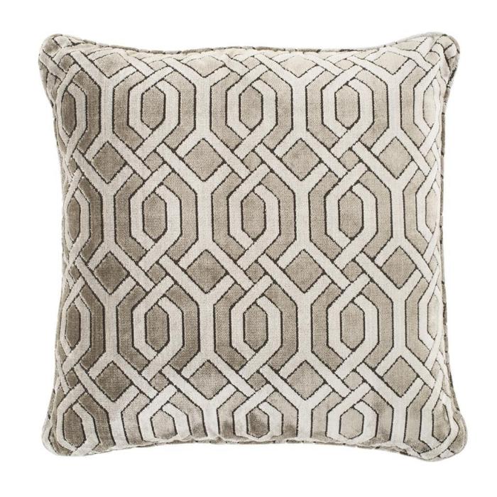 Eichholtz Cushion Trellis Pattern in Velvet 1