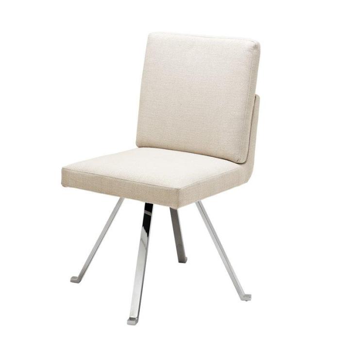 Eichholtz Dirand Dining Chair with Swivel Base - Panama Cream 1