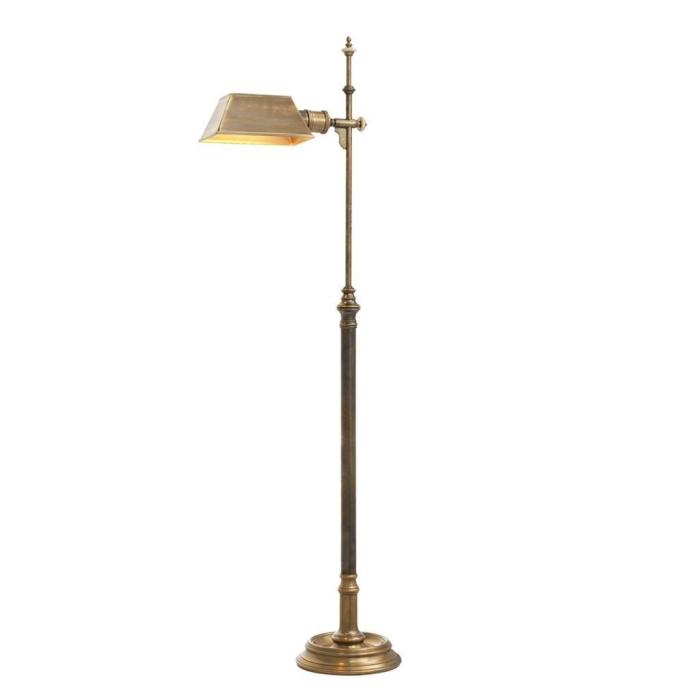 Eichholtz Charlene Floor Lamp in Vintage Brass 1