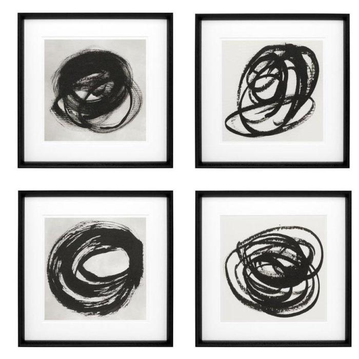 Eichholtz Prints Black & White Collection I Set Of 4 1