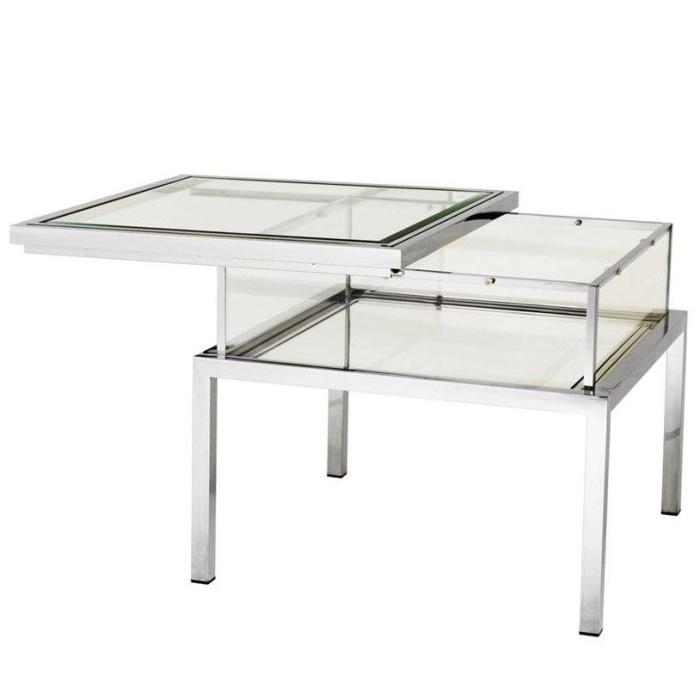 Eichholtz Harvey Side Table in Silver 1