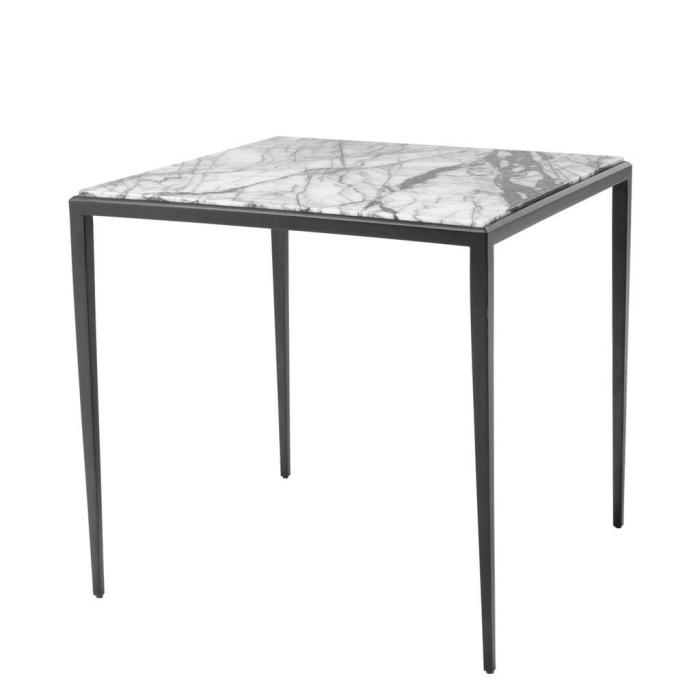 Eichholtz Henley Side Table with Marble Top - Bronze 1