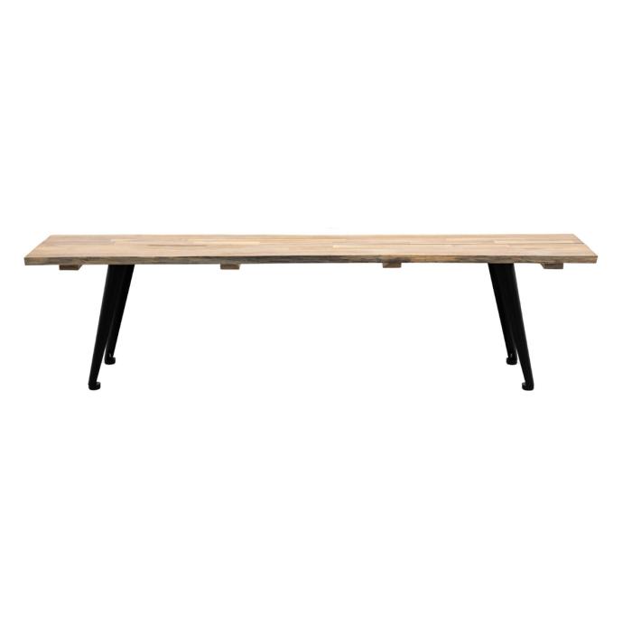 Pavilion Chic Espresso Outdoor Dining Bench 1