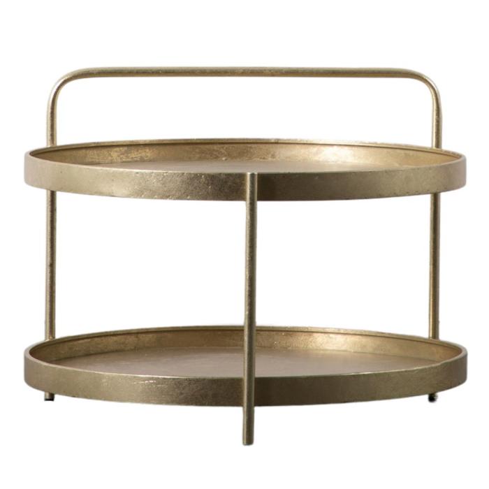Raleigh Gold Tray Top Coffee Table 1