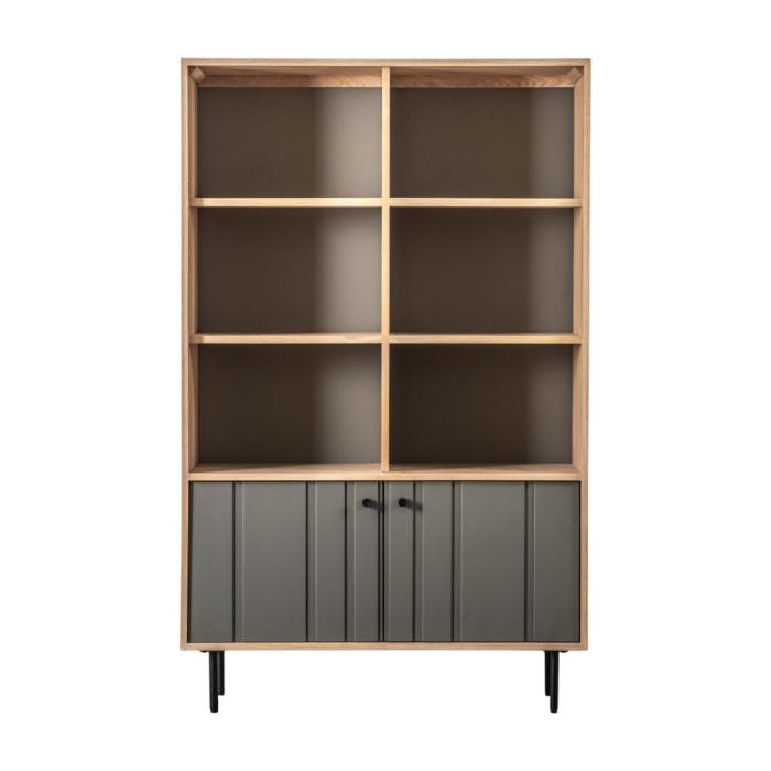 Kariya Bookcase with Cabinet 1