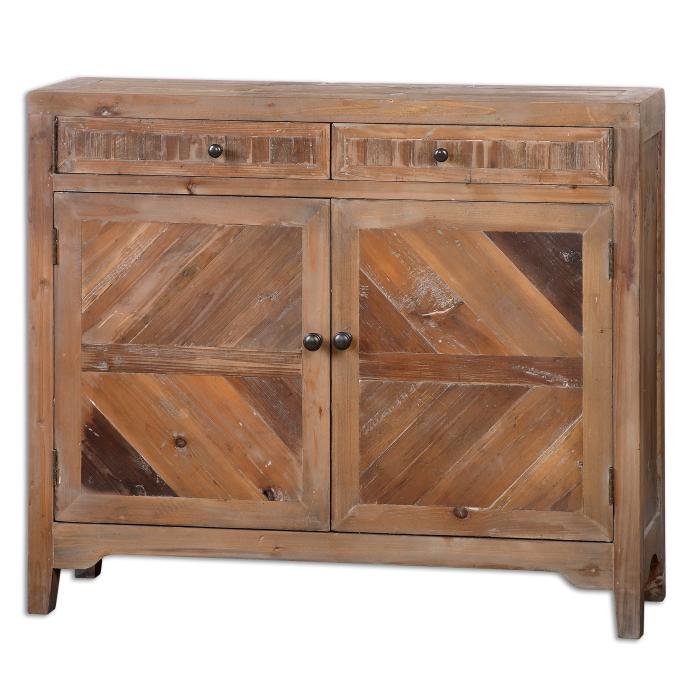 Uttermost  Hesperos Reclaimed Wood Console Cabinet 1