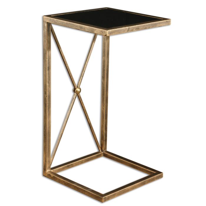 Uttermost  Zafina Gold Accent Table 1