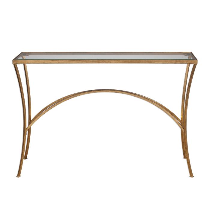Uttermost  Alayna Gold Console Table 1