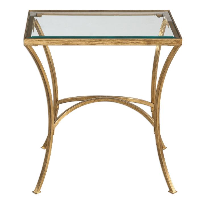 Uttermost  Alayna Gold End Table 1