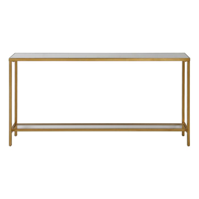 Uttermost  Hayley Gold Console Table 1