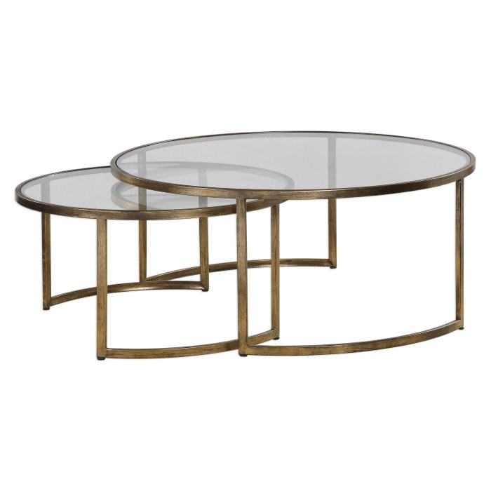 Uttermost  Rhea Nested Coffee Tables Set of 2 1
