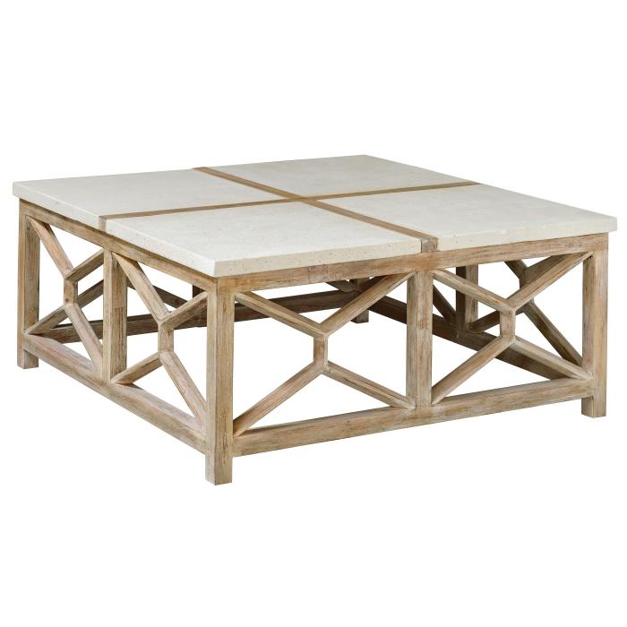 Uttermost  Catali Stone Coffee Table 1