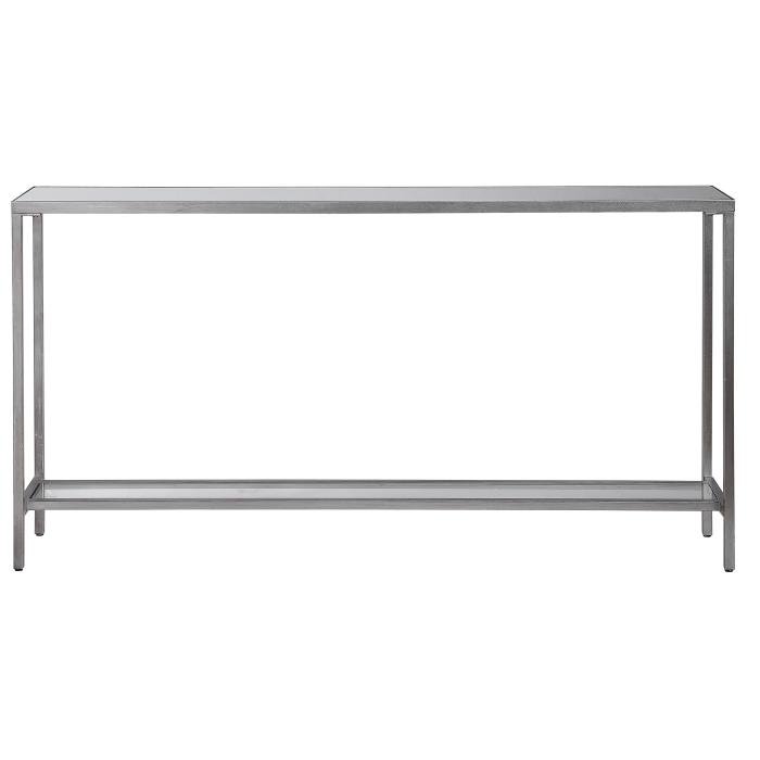 Uttermost  Hayley Silver Console Table 1