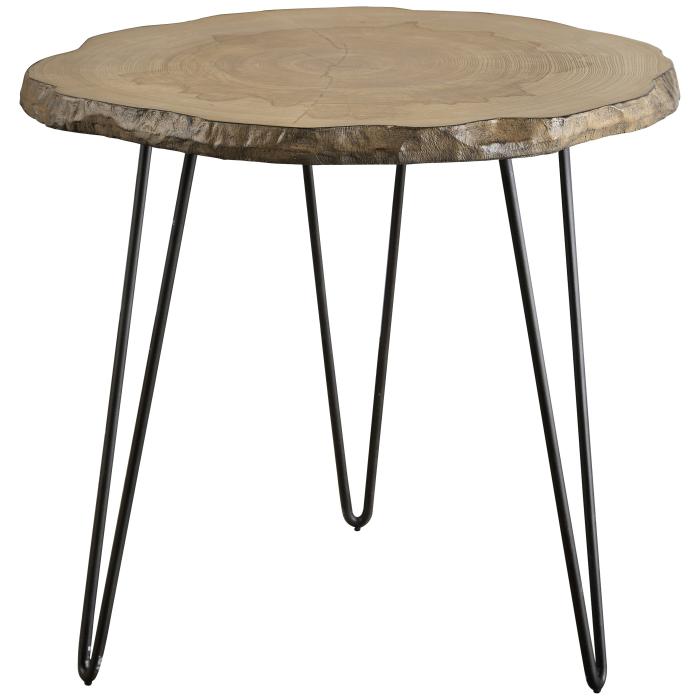 Uttermost  Runay Wood Slab Side Table 1