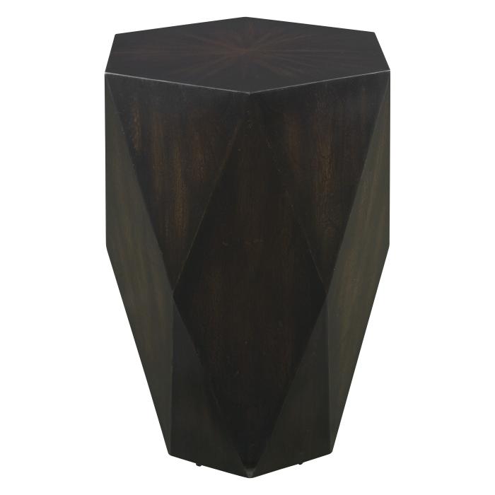 Uttermost  Volker Black Wooden Side Table 1