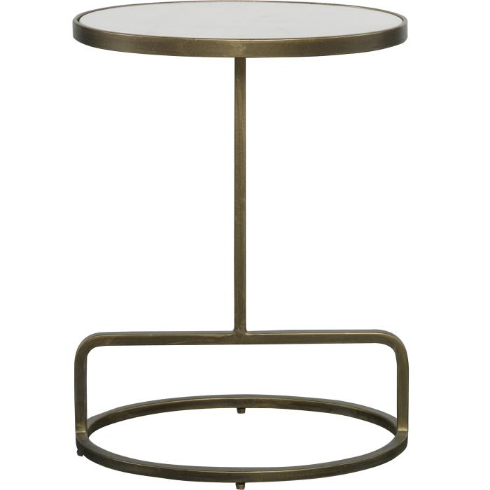 Uttermost  Jessenia White Marble Accent Table 1