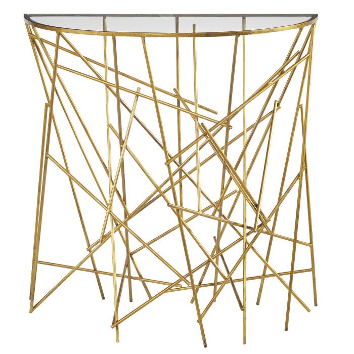 Uttermost  Philosopher Gold Console Table 1