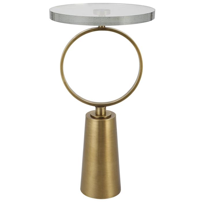 Uttermost  Ringlet Brass Accent Table 1