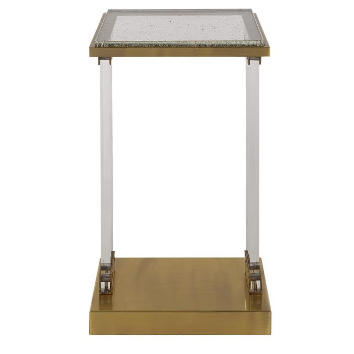 Uttermost  Muse Seeded Glass Accent Table 1