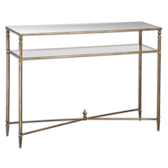 Uttermost  Henzler Mirrored Glass Console Table 1