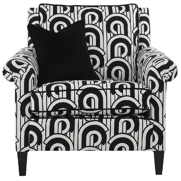 Duresta Gabrielle Chair in Solitaire Noir 1