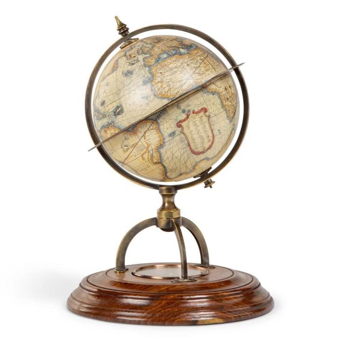 Terrestrial Small World Desk Globe with Compass 1