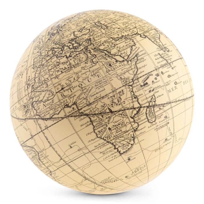 Vaugondy Ivory World Globe 18cm 1