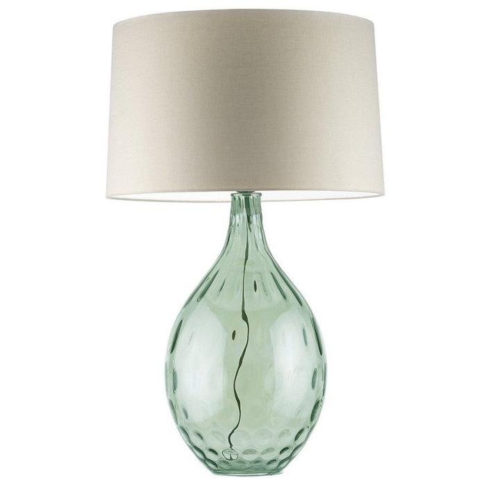 Bella Green Glass Table Lamp 1