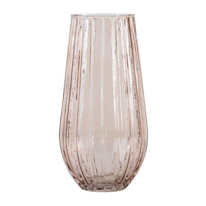 Emma Large Pink Glass Vase 1