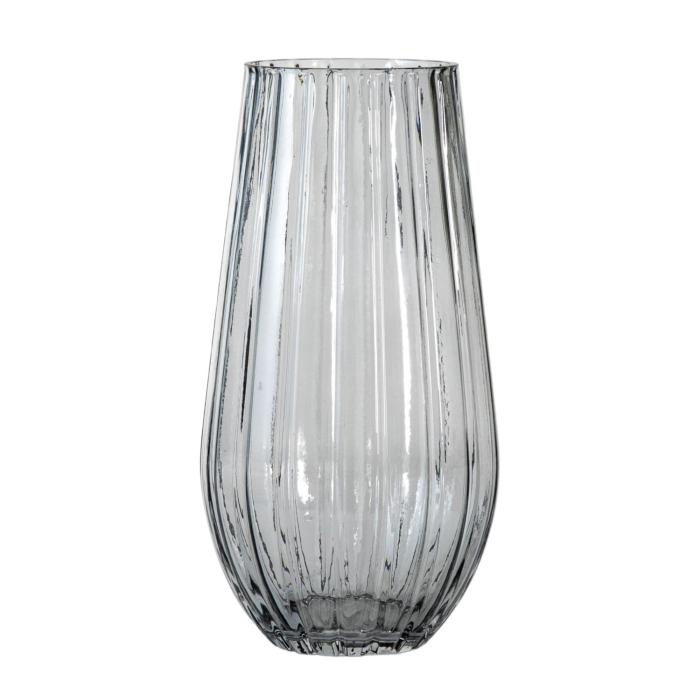 Emma Large Grey Glass Vase 1
