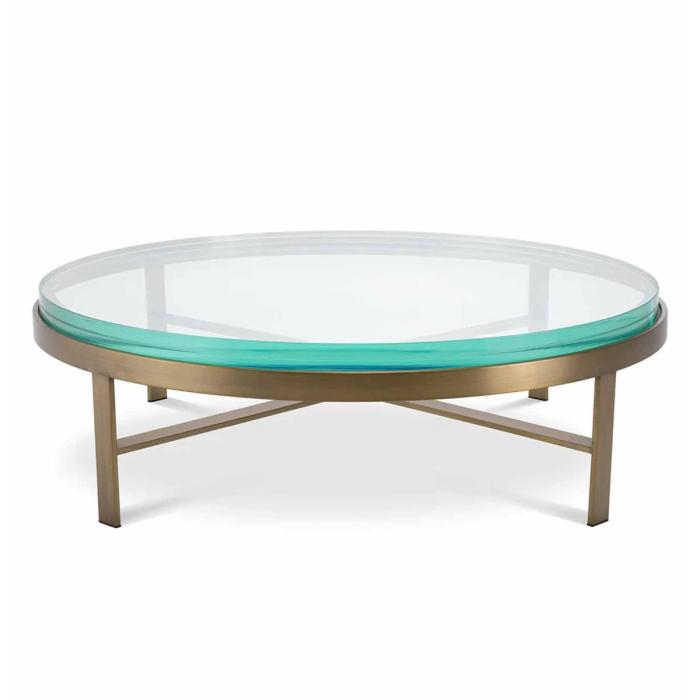 Eichholtz Coffee Table Hoxton brushed brass finish 1