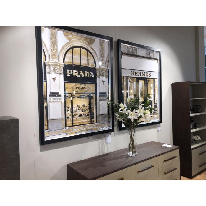 Huge Vintage Prada Store Framed Print – Shropshire Design