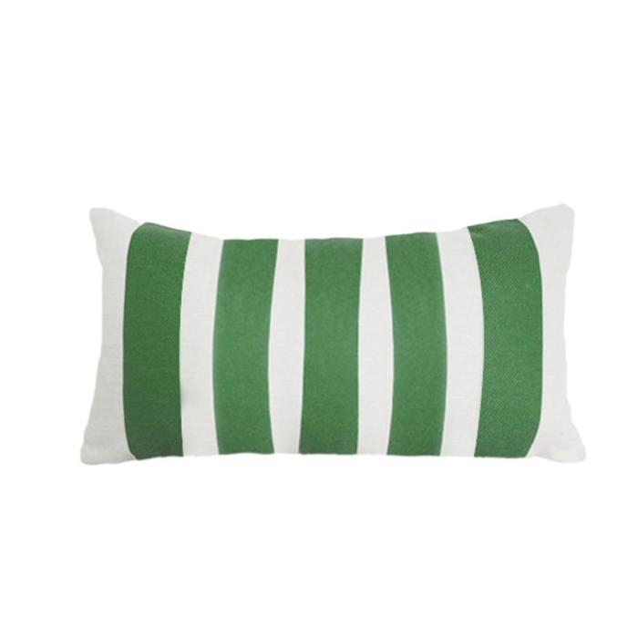 Bramblecrest Jade Stripe Rectangle Scatter Cushion 1