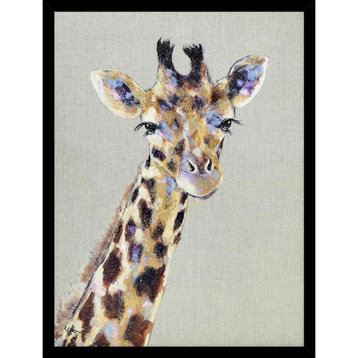 Pavilion Art Giraffe by Louise Luton - Framed Print 1