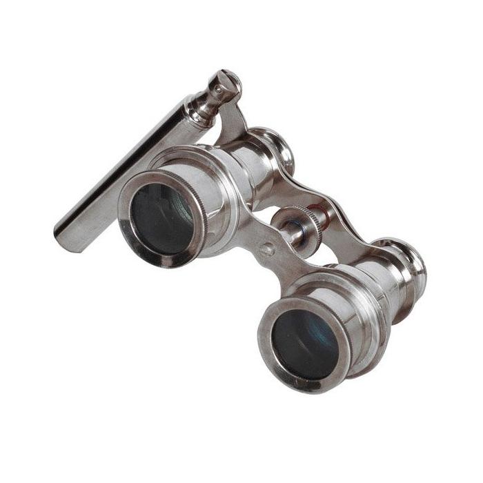 Authentic Models Small Opera Binocular in Silver 1
