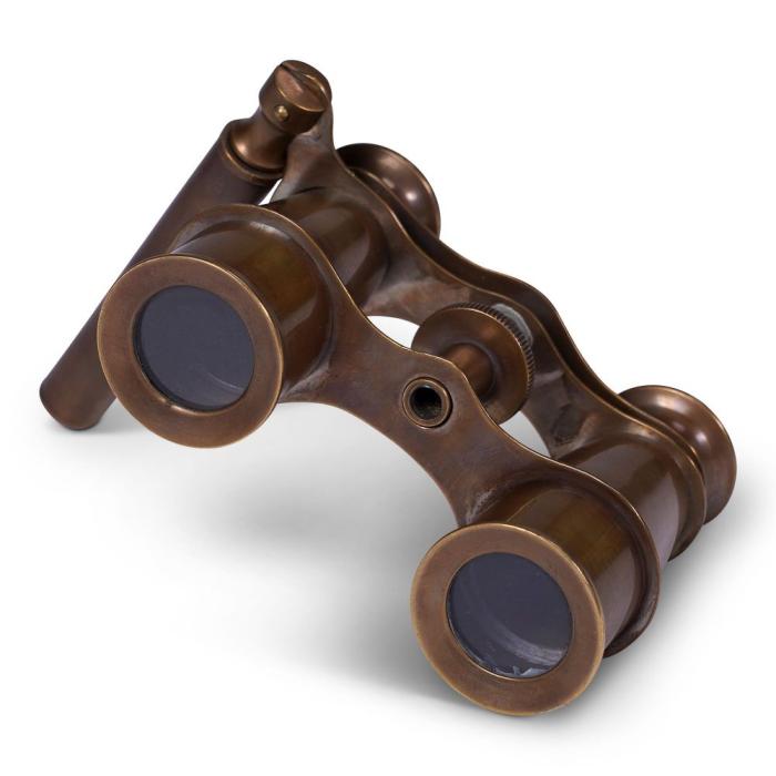 Authentic Models Small Opera Binoculars in Brass 1