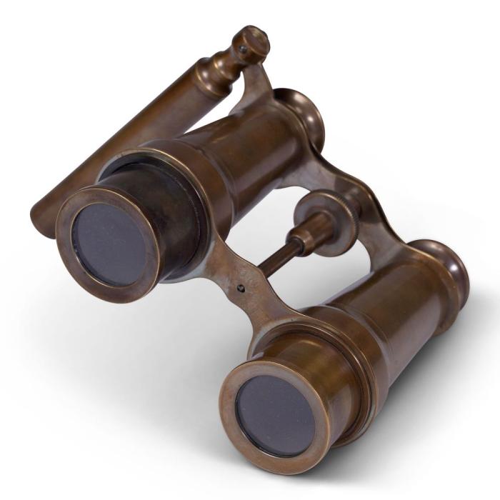 Authentic Models Large Opera Binoculars in Brass 1