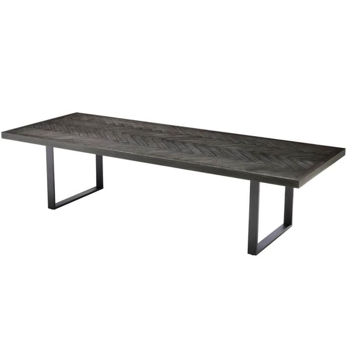 Eichholtz Large Dining Table Melchior in Charcoal 1