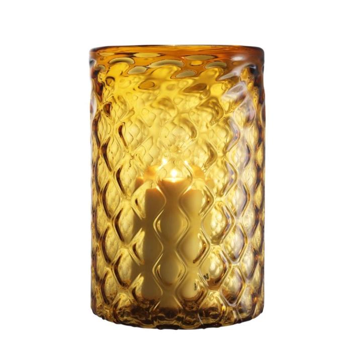 Eichholtz Large Hurricane Candle Holder Aquila in Yellow 1