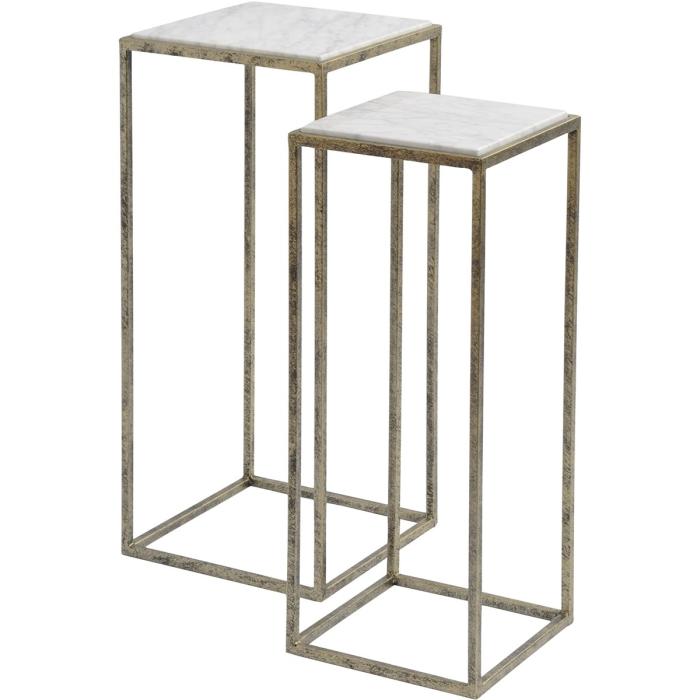 Libra Side Table Mylas Marble Set Of 2 1