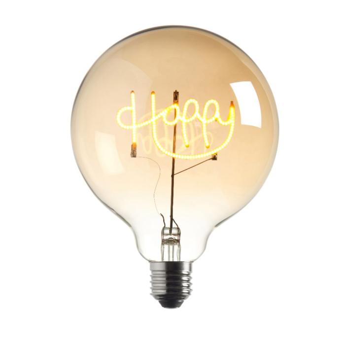 Happy Filament Bulb 1