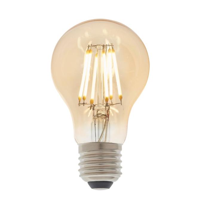 E27 LED Filament GLS Bulb Amber 1