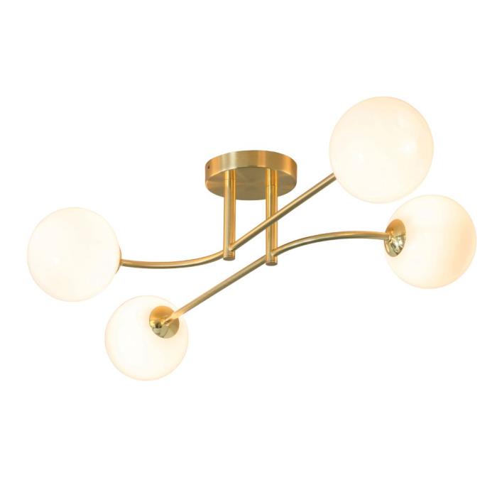 Fawn Ceiling Light with 4 Spheres 1