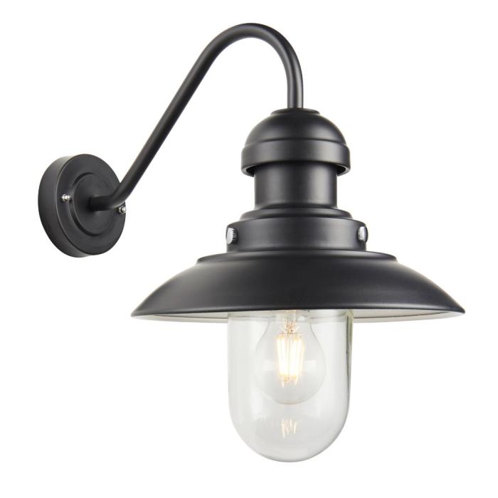 Falmouth Large Outdoor Wall Light Black 1