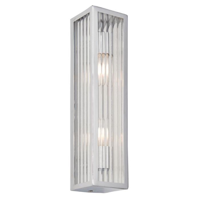 Sonoma Double Ribbed Glass Wall Light 1